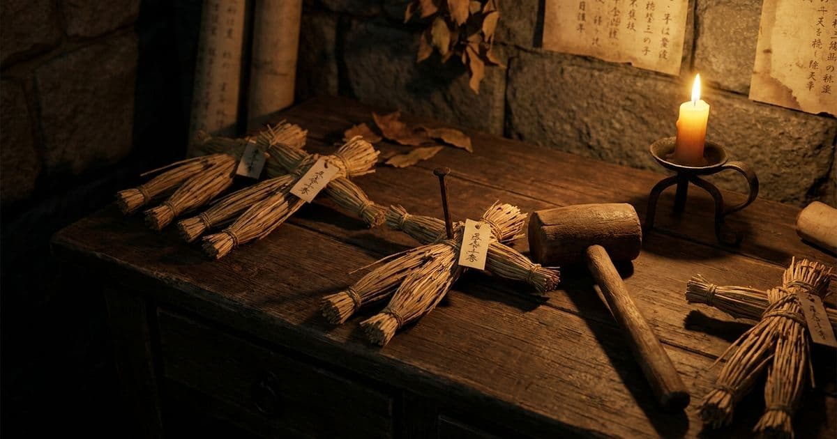 藁人形の呪い:起源・作り方・世界の呪い人形を徹底解説